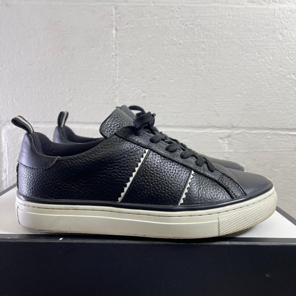 G Fore ONYX G4LA23EF14 Golf Shoes Black Leather Low Top Sneaker Women's 8.5 US